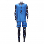 Bachira Meguru Cosplay Kost&uuml;&uuml;m Anime Sinised L&uuml;hikesed P&uuml;ksid S&auml;rk Jalgpall Must Kehakate Klubi Spordir&otilde;ivad Kombinesoonide Komplekt Meestele Naistele L&BLUE