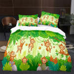 Ahv Armas Multifilmiaj Loom Mugav Tekikate Padjap&uuml;&uuml;r Voodipesukomplekt Laste Magamistoa Kaunistus Kodutekstiil 70x133cm 2pcs