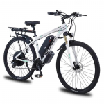 New Ebike AKEZ Aluminum Alloy Electric Bike 21 Speed Electric Bicycle For Adult 29inch Mountain ebike 48v13AH Lithium Battery 1000W Motor. 1000W(250 label)-48V 13AH valge