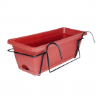 Riputatav lillepott aiav&auml;ravale ja r&otilde;dule, Lillekast, Lillepott &auml;ravooluavaga, Eemaldatav alus, 43 X 19 X 15 Cm