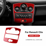 Renault Clio 3 2006 2007 2008 2009 2010 2011 2012 jaoks Pehme s&uuml;sinikkiust kleebis LHD RHD Auto CD AC paneel Siseaksessuaarid