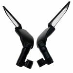 for Suzuki SFV650 GLADIUS 600/750 KATANA DR160 SV1000 Modified motorcycle rearview mirror rotating fixed wind wing reflector C