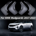 Peugeot 5008 GT poritiibadele, autotarvikutele, eesmistele ja tagumistele poritiibadele, l&auml;vepakutele, autole m&otilde;eldud pritsmekaitsele 2017, 2022, 2023 must