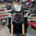 Mootorratta Cafe Racer esituli must esiklaas tuulesuunaja esiklaas universaalne Honda CB650R CB1000R CB 650 1000 jaoks CB1000R