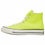 Converse 1970ndate Chuck Taylor All Star Sister S&otilde;idab Lainetel K&otilde;rge S&auml;&auml;rega L&otilde;uend Unisex Sidrunkollane 46.5