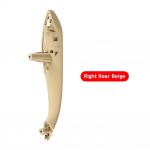 Upgraded Interior Door Pull Handle ide Panel Trim Replacement For BMW 3 4 Series M3 M4 F30 F80 F31 F32 F33 F34 F35 F36 F82 Right Rear Beige