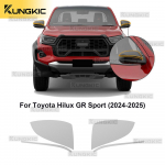 Toyota Hilux GR Sport 2024 2025 esitulede tagasivaatepeeglite B C-piilarite jaoks l&auml;bipaistev suitsuklaasist kilekomplekt TPU l&auml;bipaistev kriimustusvastane kleebis clear rearview film