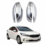 Chrome Plated Rearview Car Accessories Door Mirror Cover Trim Paste Style For kia Picant K3 Cerato Forte 2013 2014 2016 2017