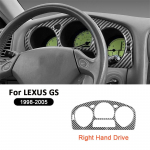 Carbon Fiber Car Central trument Panel Screen Trim Frame For LEXUS GS 1995-2000 Interior Decoration Sticker Auto ccessories Right Hand Drive