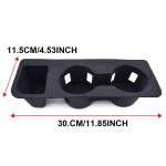 Cup Holder For -2025 Ford Maverick Cup Holder Silicone Black ert Center Console Cup Holder Interior Decoration Accessorie must