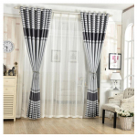 Luksuslik Blackout Termiline Reljeefne Jacquard Kardin Aknakatted Elutoa ja Magamistoa jaoks M&uuml;rasummutav ja Privaatsuskardinad Kodu Sisustus 100*130cm hall
