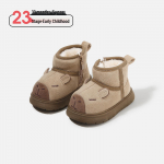 2025 talvised libisemiskindlad lumisaapad v&auml;ikelastele poistele ja t&uuml;drukutele, soojad pehme tallaga sametpuuvillased kingad Factory Order Price 15-19 (120 pairs)