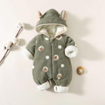 Beebi soe sametvoodriga kombinesoon: Armsad ja hubased puuvillased &uuml;ler&otilde;ivad s&uuml;giseks ja talveks 73 cm