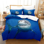 P&auml;evitaja katte komplekt hai motiiviga T&auml;issuurus Kuninganna suurus &Uuml;heinimese s&uuml;vamere loomade voodipesu komplektid poistele t&uuml;drukutele luksuslik pehme teki kate EU Single(135*200cm)3pcs