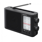 Sony kaasaskantav raadio FM AA C ICF-506 FM/AM/Lai &uuml;hilduvus, patareitoitega (3 akut), Must, ICF-506 must