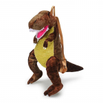 Laste pl&uuml;&uuml;sist T-Rex seljakott, dinosauruskott lastele reguleeritavate rihmade ja lukuga, dino kost&uuml;&uuml;mi aksessuaarid poistele ja t&uuml;drukutele