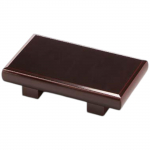 Premium Nigiri Sushi Puidust Taldrik Trumli Urushi Lakiga Valmistatud Jaapanis J-kitchens Taldrik, 7-tolline Alus, Viimistlus, Purunemiskindel,