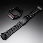316L roostevabast terasest Casio DW5600 5610 modifitseeritud ja t&auml;iustatud mecha stiilis roostevabast terasest korpus ja rihm GWM5610 must