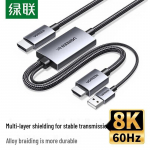 UGREEN HDMI 2.1 to DisplayPort 8K@60Hz adapterkaabel