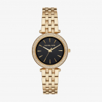 MICHAEL KORS Mini Darci MK3738 Must sihver Naiste k&auml;ekell 33mm must