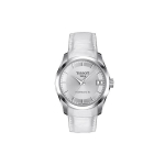 TISSOT Kutu Collection Automaatne Mehaaniline Liikumine Naiste K&auml;ekell 32mm H&otilde;bedane sihver Roostevabast terasest korpus T035.207.16.031.00-h&otilde;bedane White Strap
