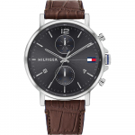 Tommy Hilfiger Daniel Hall Pruun Nahk Meeste Kvartsikell 1710416 hall