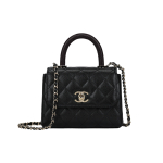 Chanel 25P Coco K&auml;epidemega Must Tepitud Teraline Veisenahast Kuldse Pandlaga Kettpunutisega Punane K&auml;epide &Otilde;la- Risti- Kehakott Naiste Kott Basic+Dust Bag must
