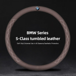 Auto &uuml;li&otilde;huke seemisnahast rooliratta kate libisemisvastane higikindel kaitsekatte jaoks BMW E46 E90 E60 F30 F10 E39 i3 i4 X4 X2 X3