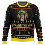 Dark Souls Praise The Sun Kuri J&otilde;ulud Kampsun Kingitus J&otilde;uluvana Pullover Mehed 3D Dressipluus Ja Top S&uuml;gis Ja Talv Riided XXXL black