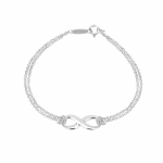 Tiffany & Co. Kahekordne Kett Kaar &Otilde;nnelik H&otilde;bedane K&auml;ev&otilde;ru Naiste k&auml;ev&otilde;ru 30036298 Box+Shopping Bag,M