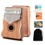 Kalimba p&ouml;ialklaver 17 21 klahviga mahagonpuidust kaasaskantav klaverikombinatsioonid, kingitused lastele