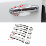 V&auml;lisosad Toyota 4Runner 4 Runner 2010 2024 kroomitud autoukse k&auml;epideme katte trimmikaitse kleebise stiilitarvikud