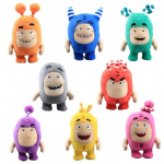 1/8tk Oddbods Multifilmi Pl&uuml;&uuml;sist M&auml;nguasjad T&auml;idisega Nukk Laste M&auml;nguasjade Kollektsioon J&otilde;ulu S&uuml;nnip&auml;eva Kingitus Kodu Kaunistus 18-24cm 18cm-24cm