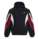 Adidas Korvpall FW25 Hobuseaasta Piiratud CNY Uus Aasta Eemaldatav Mugav L&otilde;tv Spordi Kapuutsiga Pikkade Varrukatega Puuvillane Jakk Meeste Jakid KS3171 S