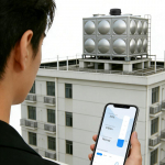ULS-03GW 2.4G Wifi APP Ultraheliandur V&auml;lialarm Veepaagi taseme monitor Vedeliku &Otilde;li Tahke Tera Mahuti Indikaator US100-240V