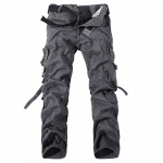 Cargo Pants Meeste mood vabaaja p&uuml;ksid Mitme taskuga sirged s&otilde;jav&auml;ep&uuml;ksid 28