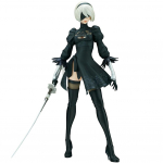 Anime kuju NieR 2B 28cm seisvas poosis noaga ornament v&auml;&auml;rt kogumist mudelid ilus &otilde;de tegevuskuju kingitused 28cm