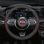 Nahast autojuhtimiskangi kate Fiat Tipo 500x Scudo 2017-2022 2023 Kate Katekate Auto siseosa Fiat Dobio Tarvikud