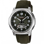 Casio meeste Wave Ceptor p&auml;ikesetoitega k&auml;ekell roheline WVA-M630B-3AJF