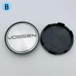 4 tk 65 mm Vossen Logo Embleem Auto Velje Keskkattekatte Auto Velje Keskkatte Asendusauto Tarvikud 65mm Black Cap- B(4pcs) white