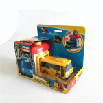 &Uuml;ks t&uuml;kk Korea multikas Armas Garaaž tayo v&auml;ike buss mudel mini plastikust araba m&auml;nguasi tayo auto lastele beebi kingitus kollane