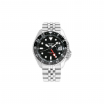 SEIKO klassikaline k&auml;ekell SEIKO5 seeria 100 meetrit veekindel mehaaniline liikumine Terasest rihm meeste k&auml;ekell must sihverplaat SSK001K1 must