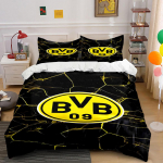 Kollane BVB 09 logo. Voodipesukomplektid Tekikotikomplektid Tekikotid Padjap&uuml;&uuml;rid(1 * Tekikott 2 * Padjap&uuml;&uuml;ri (tekk ei kuulu komplekti)) 135x200cm