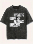 Jaapani anime Hells Paradise Meeste T-s&auml;rk Pesta persoonlikkus R&otilde;ivad suvine uus L&uuml;hikeste varrukatega topp Unisex Streetwear 2XL