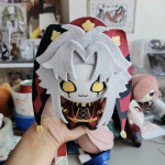 T&auml;idisega 20cm M&auml;ngu Anime F&auml;nn Tsirkus - Pierrot - Tegelaskujuhtide Prinditud Nunu Keha Pehme Nukk M&auml;nguasi Pehme Riietuv Puuvillane Laste Kingitus Printed Nunu Body