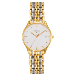 LONGINES Luya seeria kvartsliikumisega 30 meetrit veekindel naiste k&auml;ekell &Scaron;veitsi kell 32 mm valge sihverplaat PVD-kattega korpus PVD-kattega rihm L4.359.2.19.7 kvarts