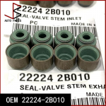 8 tk & 16 tk/komplekt klapivarre tihendusr&otilde;ngas OEM 22224-2B010 222242B010 HYUNDAI ACCENT IV 2010-2019 jaoks KIA SOUL I 09-14 jaoks 8 Pieces
