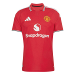 Adidas Manchester United 26/27 Hooaeg Koduv&auml;ljaku M&auml;ngijate Versioon Kitsa L&otilde;ikega Kiiresti Kuivav L&uuml;hikeste Varrukatega Jalgpallis&auml;rk Meeste s&auml;rk KA6868 XL red