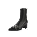 Pahkluu K&otilde;rged kontsad Naiste Chelsea saapad Seksika terava ninaga Disainerkingad Uus kaubam&auml;rk Talvekingad Kleit Gladiator Lady Chaussures 35