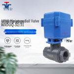 YMER UPVC Plastikust Elektriline Korrosioonikindel Kuulkraan, Miniatuurne Kolmejuhtmeline, Kahekordne/&Uuml;hekordne Juhtimine, &Uuml;hildub 220V, 24V, 12V-ga. DN25 1 inch Three-wire Single-control AC/DC24V